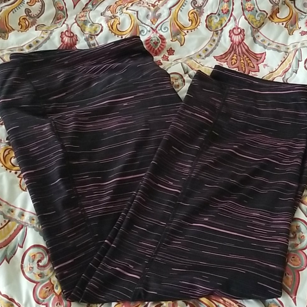 Black and pink work out pants!